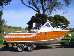 20ft Penguin Aluminium powered by a Mercruiser 4 cylinder 135 Horsepower motor package