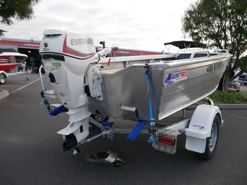 QUINTREX 420 BUSTA - OPEN TINNIE PACKAGE QUINTREX 420 BUSTA - OPEN TINNIE PACKAGE