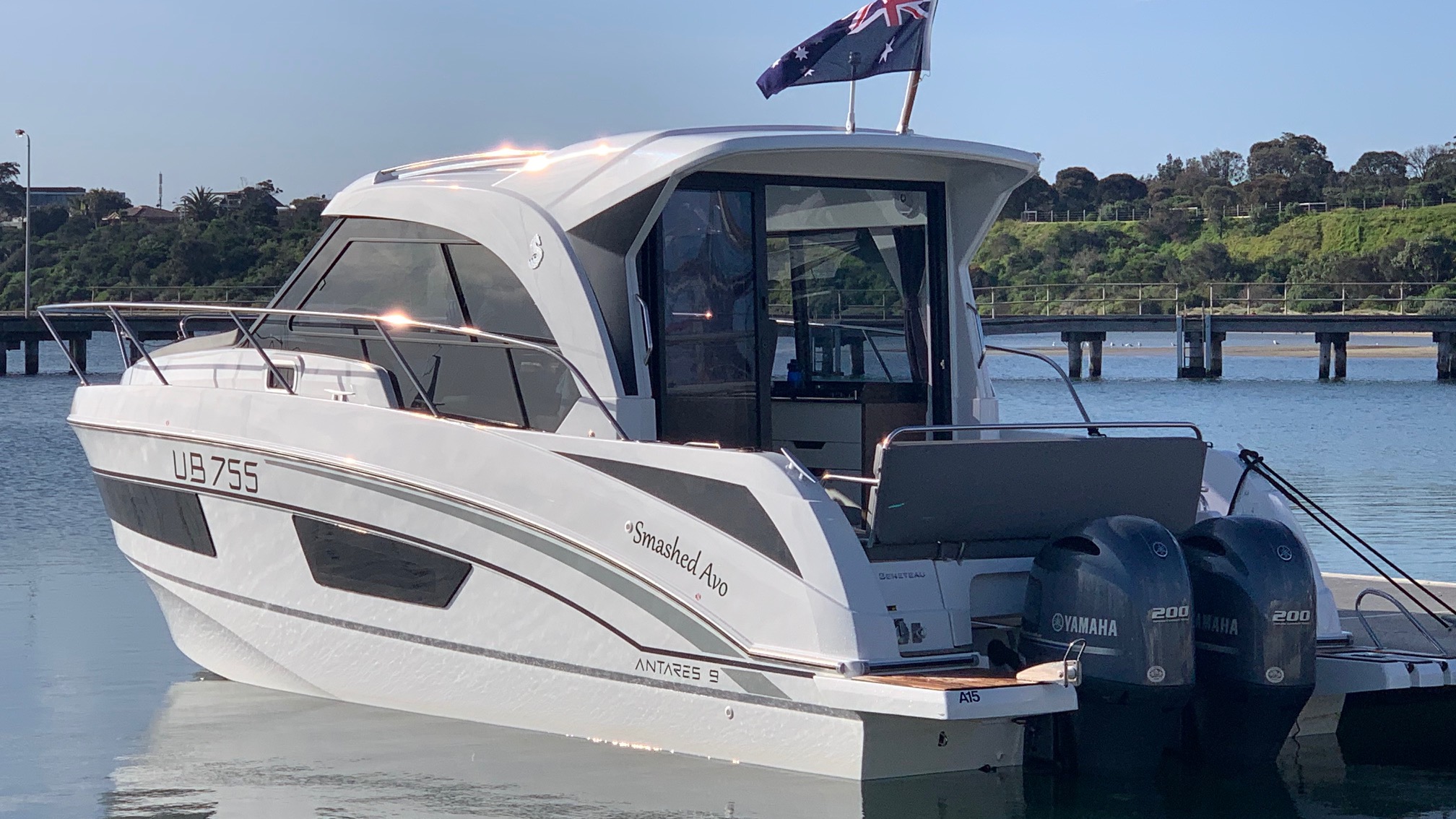 2019 Beneteau Antares 9 | 38 South Boat Sales: Used Power Boat Broker ...