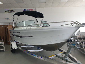 Quintrex 481 Cruiseabout Mercury 60hp EFI CT Four Stroke 1 Only in Stock Now **Drive on Alloy I-Beam trailer **Mercury 60hp EFI CT Four Stroke 6 Years Manufacturer warranty **No Lead Time In our Showroom NOW 1 ONLY **Transom Door **Ski Pole ** 1 ONL