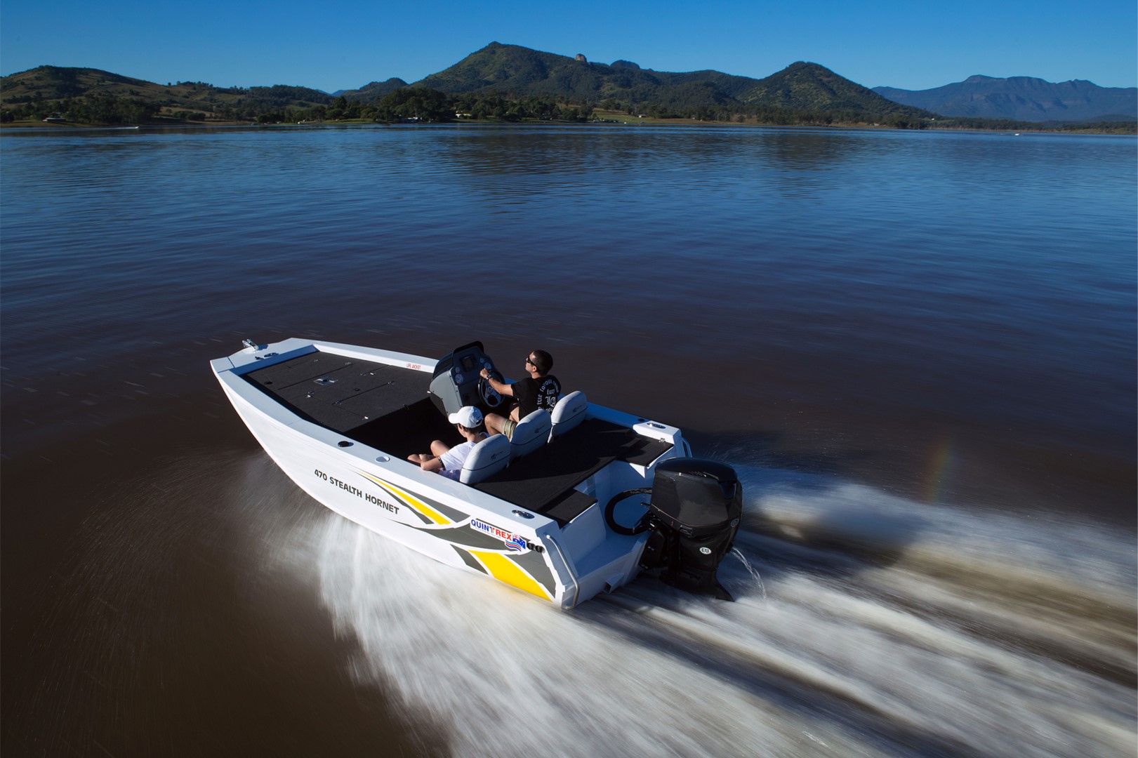 2021 Quintrex 470 Stealth Hornet Mercury 60hp EFI CT Four Stroke Alloy Trailer