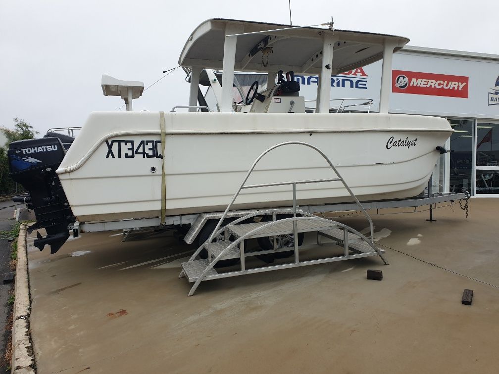 2005 Custom 6m Cat 2 x 2014 Tohatsu 50hp Direct injection Outboards