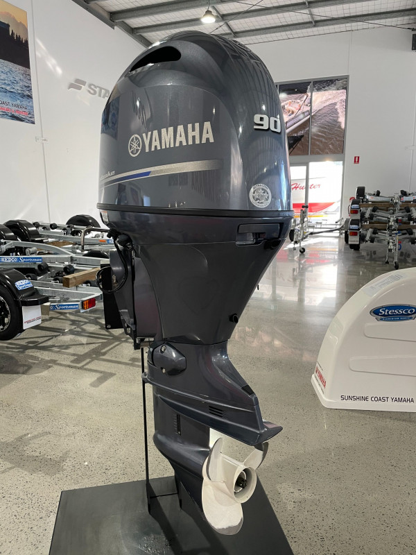 USED 2017 YAMAHA F90LB OUTBOARD MOTOR Sunshine Coast Yamaha