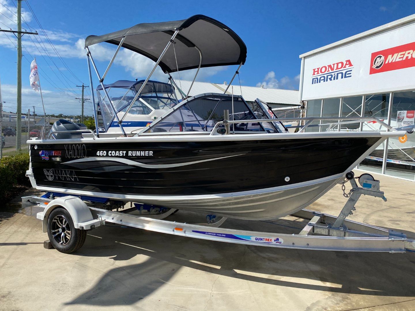 2006 Quintrex 460 Coast Runner 60hp Yamaha Four Stroke Millennium Hull 2021 Quintrex Trailer