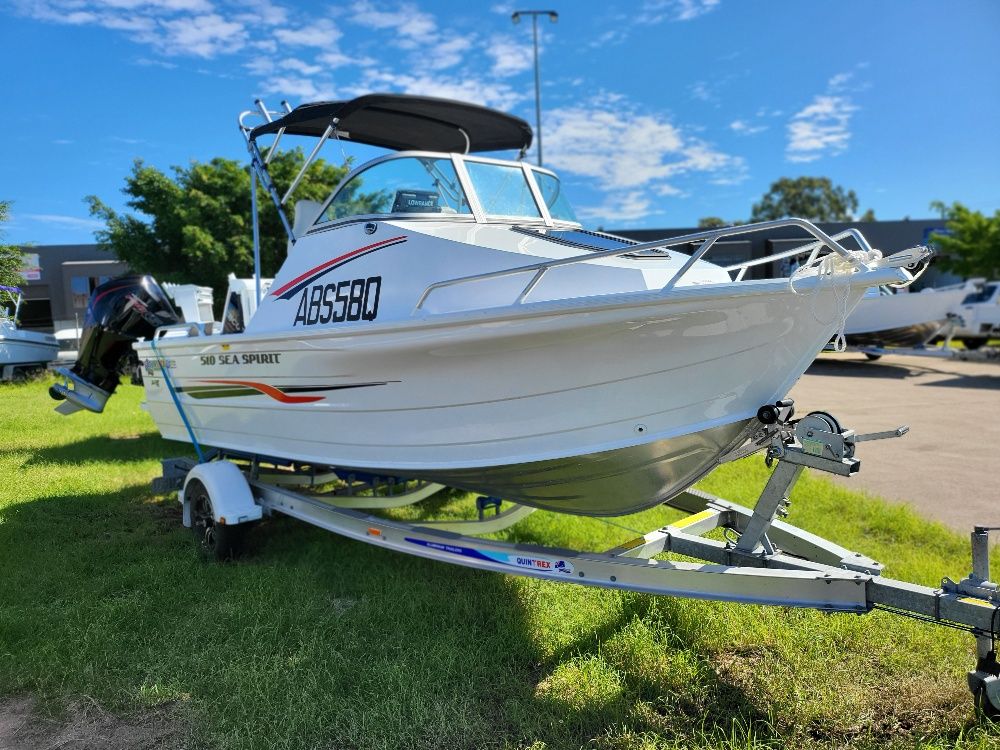 2018 Quintrex 510 Sea Spirit Mercury 2.1 litre 90hp EFI CT only 66 Hours Excellent Condition ✓ Powered and optioned to perfection ✓ Includes Fully Transferable National Mercury Warranty until 01/01/2024 ✓Be boating and adventuring this weekend ✓✓✓