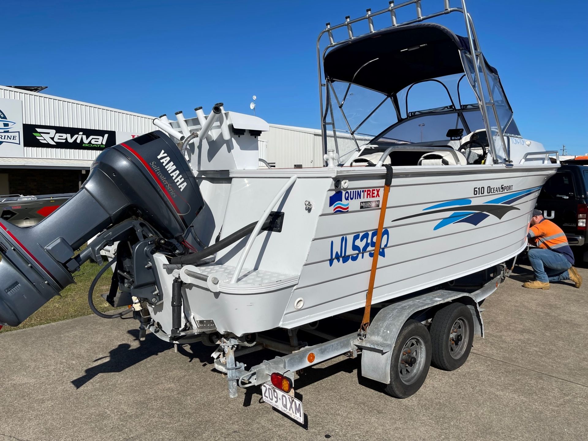 2003 Quintrex 610 Ocean Sport Yamaha 130V4 Excellent Condition *****Offshore ready******