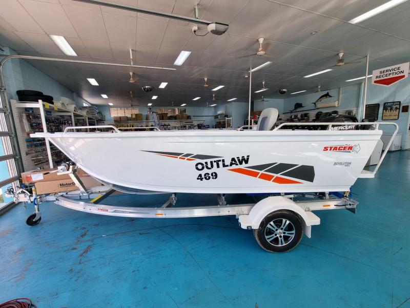 STACER 4.69 OUTLAW TILLER STEER REVOLUTION HULL Motor Marine Services