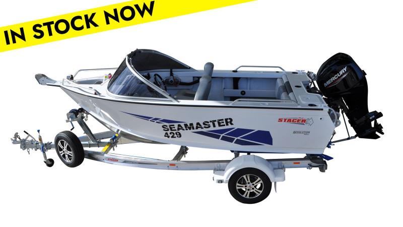 Stacer 429 Seamaster Aluminium Runabout - Small in Size mighty in adventure