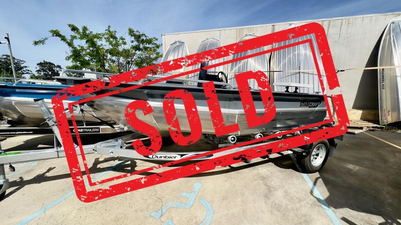 Stabicraft 1450 Frontier Profish + Mercury 50HP Fourstroke Boat, Motor, Trailer Package