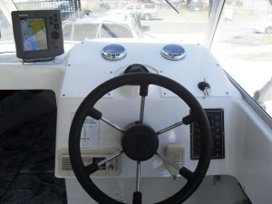 Caribbean Reef Runner fitted with a Mercury 150 HP Four stroke outboard engine